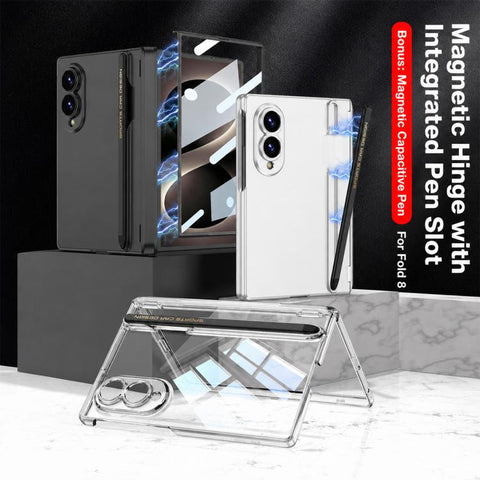 GKK Magnetic Integrated Phone Case with Pen Slots, Include Pen, For Galaxy Z Fold8 5G