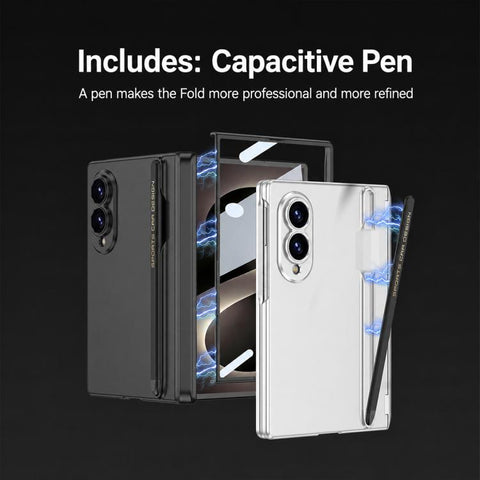 GKK Magnetic Integrated Phone Case with Pen Slots, Include Pen, For Galaxy Z Fold8 5G