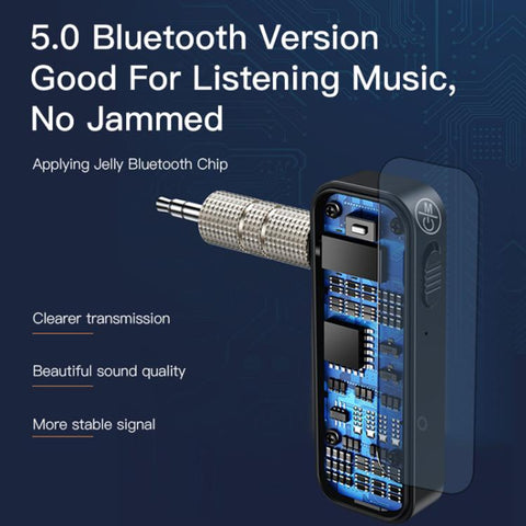 Yesido YAU25 Mini Wireless BT Receiver To 3.5mm AUX Audio Transmitter Adapter