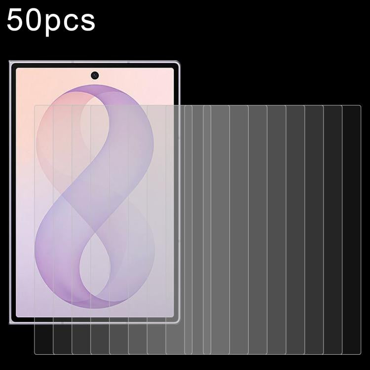 50pcs 0.26mm Medium-Alumina Tempered Glass Film, For Galaxy Z Fold8 5G, For Galaxy Z Fold8 Ultra 5G