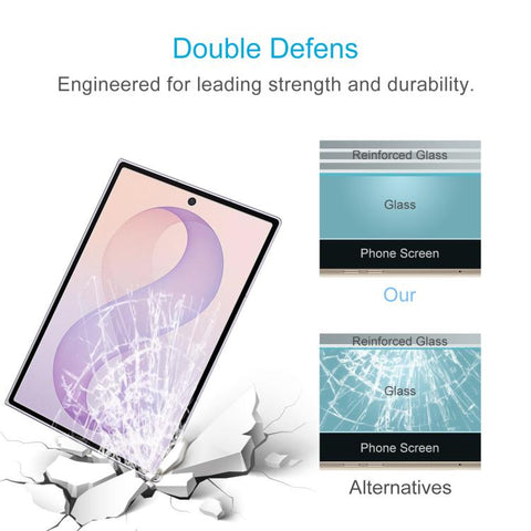 50pcs 0.26mm Medium-Alumina Tempered Glass Film, For Galaxy Z Fold8 5G, For Galaxy Z Fold8 Ultra 5G