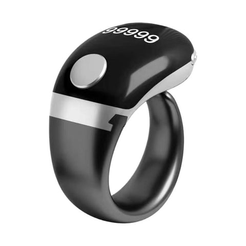 S7 Adjustable Size Button Smart Bluetooth Prayer Ring Counter, S7 (Black), S7 (Green), S7 (Rose Gold), S7 (Grey)