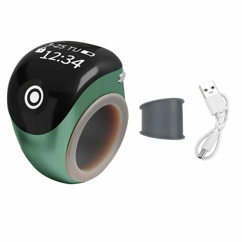 S8 Pro Adjustable Size Touch Smart Bluetooth Prayer Ring Counter, S8 Pro (Black), S8 Pro (Green), S8 Pro (Rose Gold)