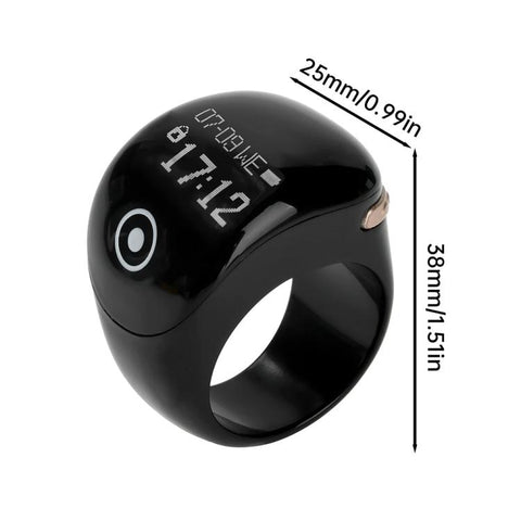 S8 Pro Adjustable Size Touch Smart Bluetooth Prayer Ring Counter, S8 Pro (Black), S8 Pro (Green), S8 Pro (Rose Gold)
