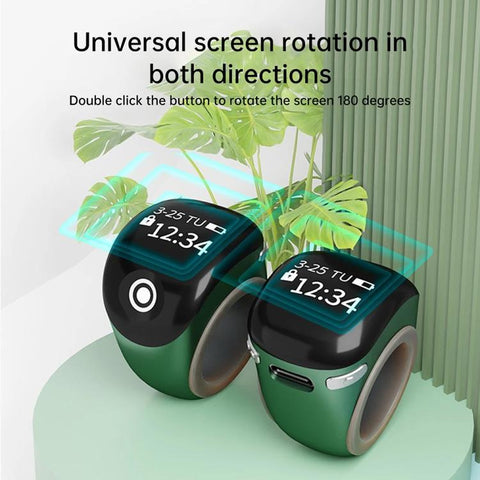 S8 Pro Adjustable Size Touch Smart Bluetooth Prayer Ring Counter, S8 Pro (Black), S8 Pro (Green), S8 Pro (Rose Gold)