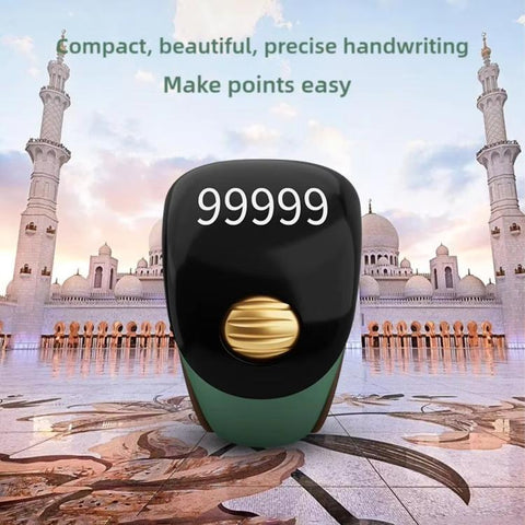 S8 Adjustable Size Rolling Smart Bluetooth Prayer Ring Counter, S8 (Green), S8 (Black), S8 (Rose Gold)