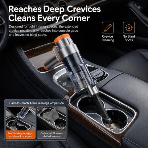 SUITU ST-153A Plus Handheld Blow Suction Combo Car Vacuum Cleaner with Inflation Function, ST-153A Plus