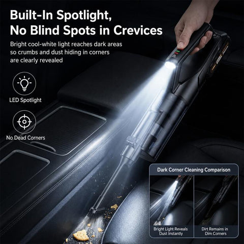 SUITU Handheld Blow Suction Combo Car Vacuum Cleaner, ST-131 Plus, ST-131 Plus Max, ST-131 Plus Max G with Cyclonic Dust