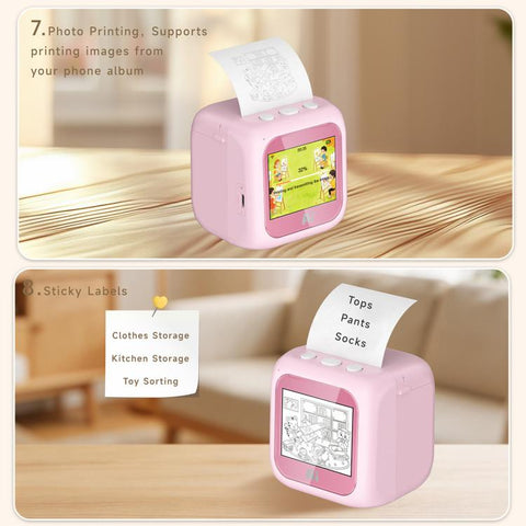 B6 AI Intelligent Kids Printer with 2.8-inch Screen