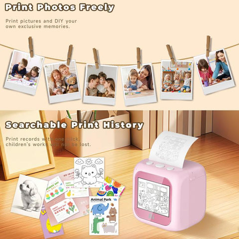 B6 AI Intelligent Kids Printer with 2.8-inch Screen