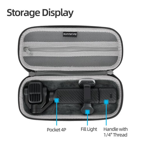 Sunnylife Colorful Protective Organizer Standard Combo Bag, For DJI Osmo Pocket 4P