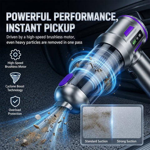 SUITU ST-6711A Plus Brushless Motor Handheld Blow Suction Combo Car Vacuum Cleaner, ST-6711A Plus