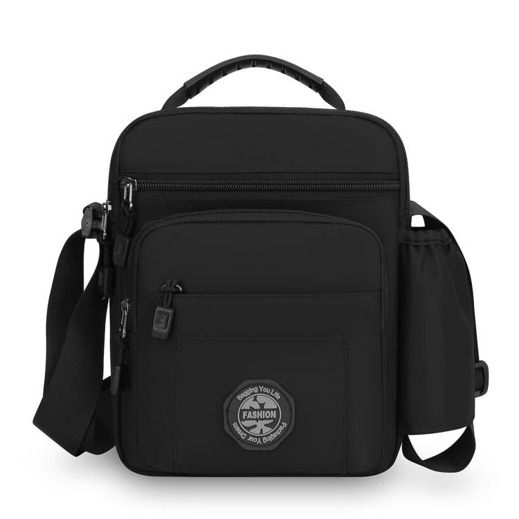 WEIXIER WD2603 Men Crossbody Bag Oxford Cloth Waterproof Single Shoulder Bag
