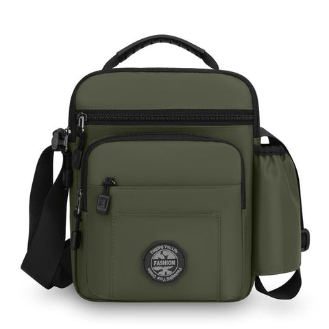 WEIXIER WD2603 Men Crossbody Bag Oxford Cloth Waterproof Single Shoulder Bag
