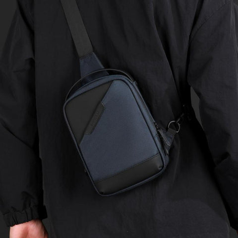 WEIXIER WD8373 Men Crossbody Bag Multifunctional Anti-Theft Oxford Cloth Waterproof Shoulder Bag