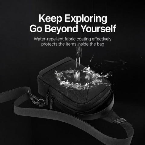WEIXIER WD8373 Men Crossbody Bag Multifunctional Anti-Theft Oxford Cloth Waterproof Shoulder Bag