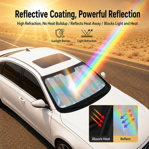 SUITU ST-3966 Car Windshield Laser Heat-insulating and Sunshade, ST-3966