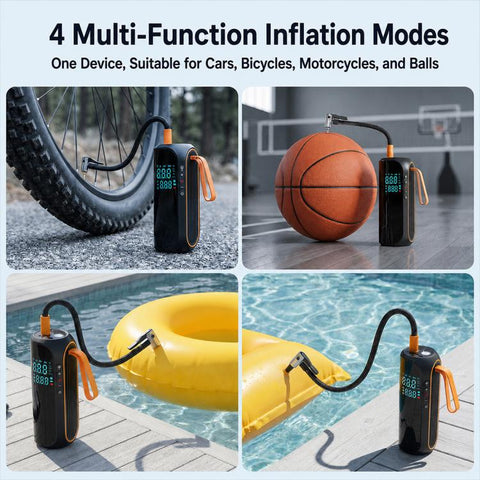 SUITU ST-5553B Car Dual-screen Wireless Tire Inflatable Pump Electric Air Tire Inflator, ST-5553B