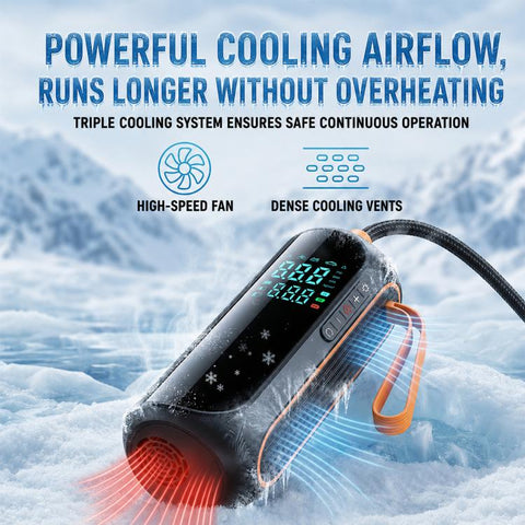 SUITU ST-5553B Car Dual-screen Wireless Tire Inflatable Pump Electric Air Tire Inflator, ST-5553B