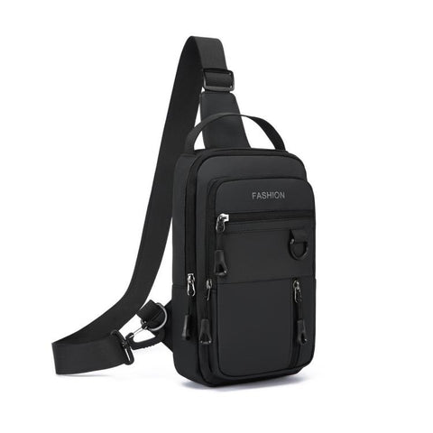 WEIXIER WDE-6 Men Crossbody Chest Bag Multifunctional Large Capacity Waterproof Shoulder Bag