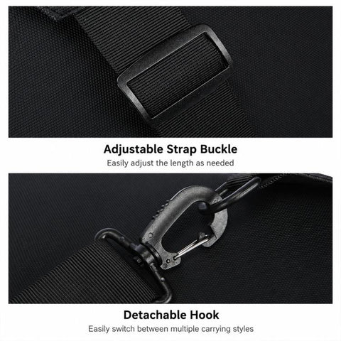 WEIXIER WDE-6 Men Crossbody Chest Bag Multifunctional Large Capacity Waterproof Shoulder Bag