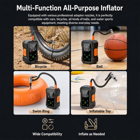 SUITU ZY-005B Car Dual-screen Wireless Tire Inflatable Pump Electric Air Tire Inflator, ZY-005B