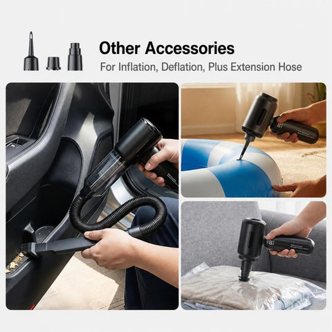 SUITU ST-6104B Plus Brushless Motor Handheld Blow Suction Combo Car Vacuum Cleaner, ST-6104B Plus (Black), ST-6104B Plus (Green), ST-6104B Plus (Blue), ST-6104B Plus (Silver Grey)