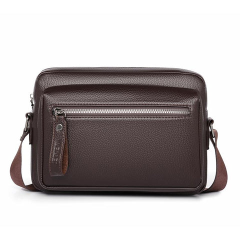 WEIXIER D1228 Retro Lychee Texture Waterproof Large Capacity Shoulder Crossbody Bag