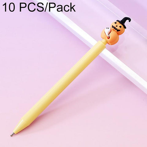 10 PCS/Pack Christmas Stress Relief Retractable Medium-oil Ballpoint Pen, Christmas Topper 1, Christmas Topper 2, Christmas Topper 3, Christmas Topper 4, Cartoon Topper 1, Cartoon Topper 2, Cartoon Topper 3, Panda Topper