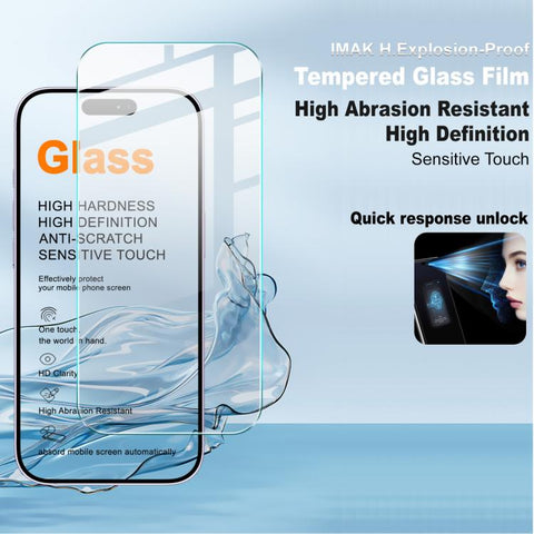 imak H Series Tempered Glass Film, For iPhone 18 / 18 Pro, For iPhone 18 Pro Max