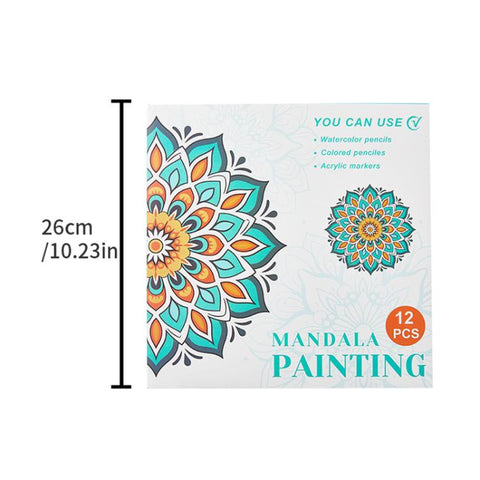 DIY Doodle & Stress-Relief Painting Coloring Book for Kids 12-Page