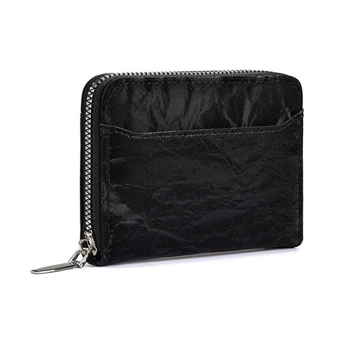 Retro Accordion Multi-Card Slot Zipper Coin Card Bag