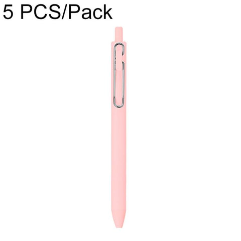 5 PCS/Pack 0.5mm Bullet Tip Colorful Retractable Pocket Ballpoint Pen