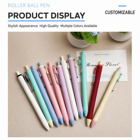 5 PCS/Pack 0.5mm Bullet Tip Colorful Retractable Pocket Ballpoint Pen