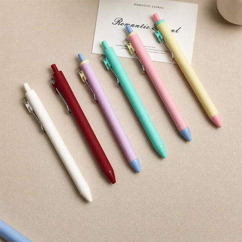 5 PCS/Pack 0.5mm Bullet Tip Colorful Retractable Pocket Ballpoint Pen