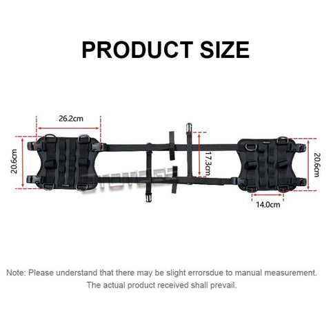 14 PCS/Pack Motorcycle Fuel Tank Vest Bag Base Mount Kit