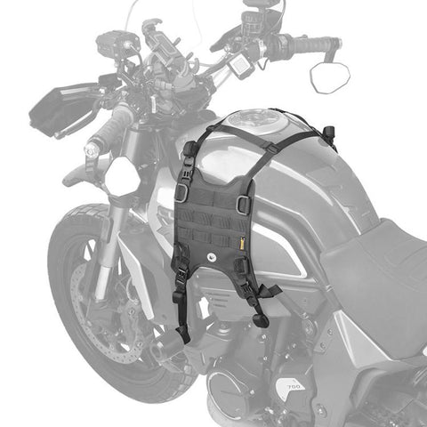 14 PCS/Pack Motorcycle Fuel Tank Vest Bag Base Mount Kit
