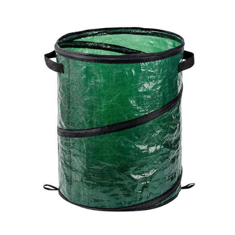 Environmentally Friendly Garden Portable Foldable PE Leaf Garbage Bin, Small 42x34cm, Large 60x46cm, Extra Large 72x48cm