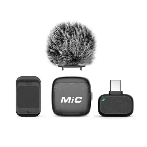 Mic 3 Portable Wireless Lavalier AI Noise Reduction Microphone, 2 in 1 8 Pin Receiver with Charging Dock, 1 in 1 8 Pin Receiver, 2 in 1 Type-C Receiver with Charging Dock, 1 in 1 Type-C Receiver