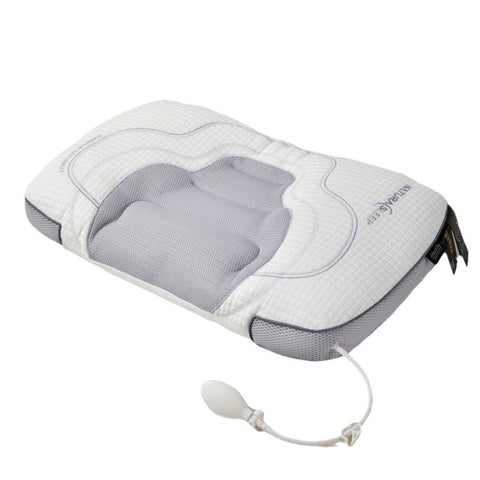 Adjustable Height Breathable Massage Neck Support Airbag Pillow