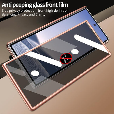 VIETAO Amber Series Integrated Privacy Screen Protector Magnetic Phone Case with Stylus, For Galaxy Z Fold8 Ultra 5G, For Samsung Galaxy Z Fold7 5G, For Samsung Galaxy Z Fold6 5G