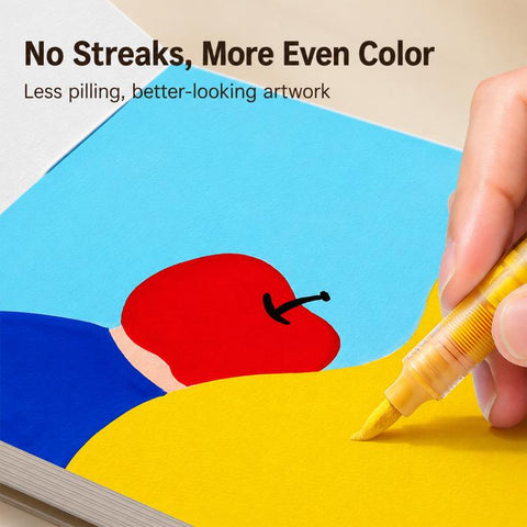ENMY Even Color Square Sketchbook for Acrylic Markers, S-80 x 80mm, M-120 x 120mm, L-170 x 170mm