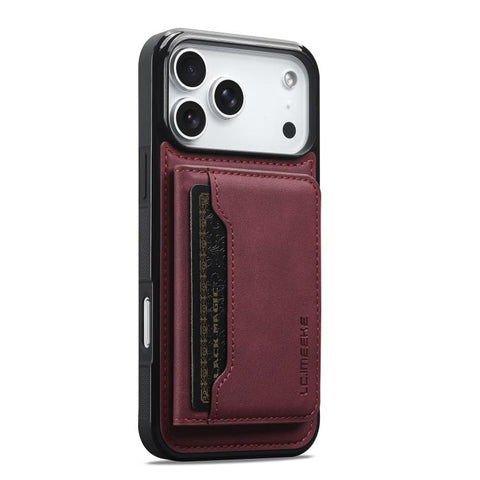 LC.IMEEKE L7 Series RFID Card Bag Magnetic Phone Case, For iPhone 18 Pro / 17 Pro, For iPhone 18 Pro Max / 17 Pro Max, For iPhone 17e / 16e, For iPhone 17, For iPhone Air, For iPhone 16 Pro Max, For iPhone 16 Pro, For iPhone 16 Plus