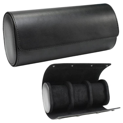 Portable Vintage Leather Watch Storage Case, Two Slots, Three Slots