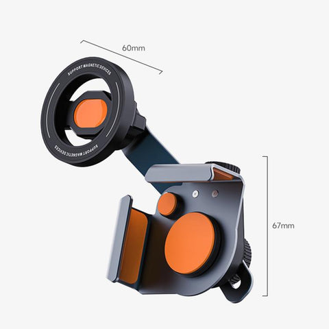 Aluminum Alloy Magnetic Car Phone Mount for New Energy Vehicle Display