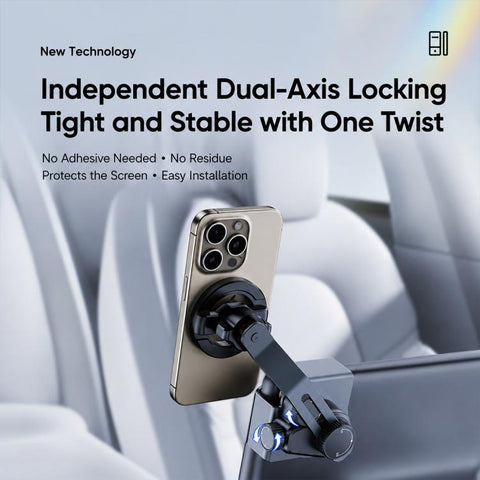 Aluminum Alloy Magnetic Car Phone Mount for New Energy Vehicle Display