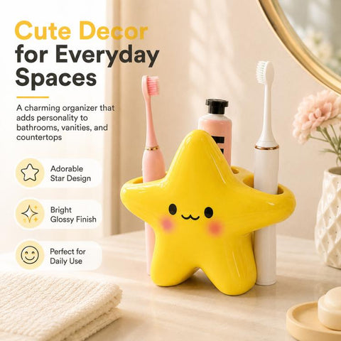 Cute Star-shaped Electric Toothbrush Holder