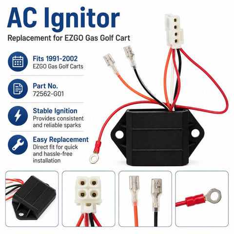 72562-G01 AC CDI Ignitor For EZGO Gas Golf Cart 1991-2002