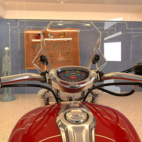 MO-WS015 Universal Motorcycle Modification Windshield, MO-WS015