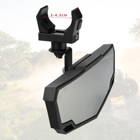 RM-002 Adjustable Center Rear View Mirror for ATV UTV, Fits 1.5-2 inch Roll Cage Clamp, RM-002